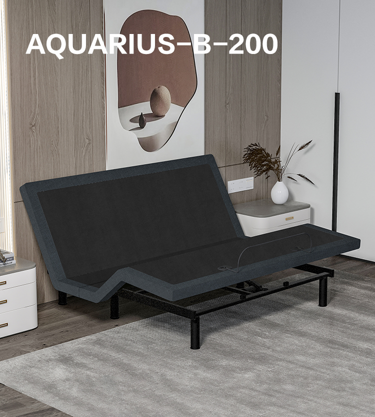 AQUARIUS-B-200 King Queen Size Smart Bed Frame with High Package Efficiency Zero Gravity 