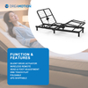 ERIE-B-200 Cheap Prize Ergonimic Adjustable Bed Frame with Modern Style With Convenient Assembly Factory Supply New Style Zero Gravity