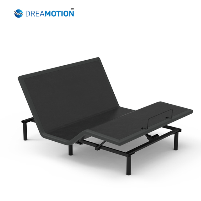 TAURUS-200 Bedroom Furniture Adjustable Electric Bed Frame Base Zero Clearance With Wireless Remote Slim Package Made in China