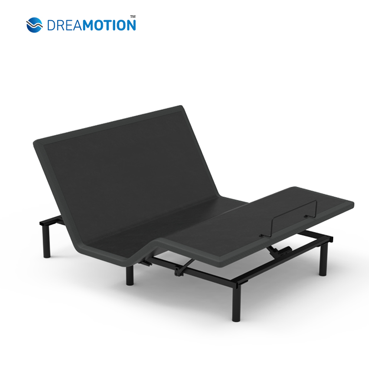 TAURUS-200 Bedroom Furniture Adjustable Electric Bed Frame Base Zero Clearance With Wireless Remote Slim Package Made in China