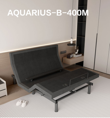 AQUARIUS-B-400 Wholesale Customized Modern Multifunctional With Massage Adjustable Electric Bed Frame For Bedroom Made in China